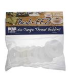 The Beadsmith No-Tangle Thread Bobbins, String Organizer, Ideal for Kumihimo or Cord Management (1 7/8 Inches, Set of 8) White - Buy Online on SooperMarket.com