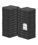 Avalon Towels Cotton Washcloths 12x12 Inches - Pack of 24, Premium Ring Spun Cotton, Super Absorbent & Soft Face Towels - Ideal for Gym, Hotel & Spa, Reusable Multipurpose Towels in Grey - Buy Online on SooperMarket.com
