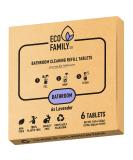 Eco-Friendly Bathroom Cleaning Tablets Refill (6x 8g) | Non-Toxic & Cruelty-Free | Lavender Scent | For All Surfaces - Buy Online on SooperMarket.com