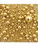 Edible Bright Gold Pearl Sugar Sprinkles - Baking & Cake Decorations 120g - Buy Online on SooperMarket.com