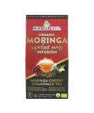 Miracle Tree Moringa Energy Tea - Cherry Chamomile | Organic, Caffeinated Coffee Alternative | 16 Pyramid Sachets - Buy Online on SooperMarket.com