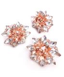 3PCS Crystal Rhinestone Rose Gold Hair Claw Clips for Women & Girls - Buy Online on SooperMarket.com