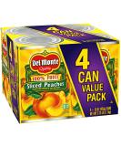 Del Monte Yellow Cling Sliced Peaches in 100% Juice, Canned Fruit, 4 Pack, 15 oz Cans - Buy Online on SooperMarket.com