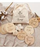 Prinzental Milestone Cards for Baby | 40 Wooden Milestones | Premium Quality with Easel Blank Card Fabric Bag & Gift Box - Buy Online on SooperMarket.com