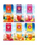 Teapot Frio Tea 6 Series Pack - Raspberry Lemon Currant Lemon Peach-Maracuja Rhubarb Cherry Iced Tea Lemon & Peach - 18 Double Chamber Bags - Buy Online on SooperMarket.com