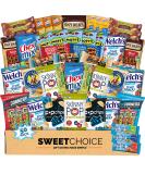 Healthy Snack Box Variety Pack (50 Count) - Gift Basket for College Students - Nutritious Bars, Chips, Candies - Birthday Treats for Adults, Kids, Teens - Perfect Care Package - Buy Online on SooperMarket.com