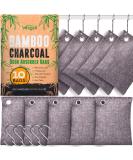 Vergali Nature Fresh Bamboo Charcoal Air Purifying Bags 10 x 100g Pack. Activated Natural Home Odor AbsorberDeodorizer and Moisture Eliminator for Closet Shoe Car large Room. Pet Safe - Buy Online on SooperMarket.com