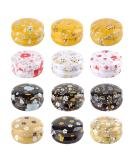 Rarapop 12 Pack Round Empty Tin Candle Jars - 20ml Refillable Travel Tins for Candle, Lip Balm, Salve, Eye Shadow & Powder - Buy Online on SooperMarket.com