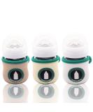 Neoprene Kanudle Sleeve Covers for 4 oz Philips Avent Glass Baby Bottle - Set of 3 | Adjustable, Non-Slip Grip for Heat/Cold Retention | Juice Cleanse Babyccino - Buy Online on SooperMarket.com