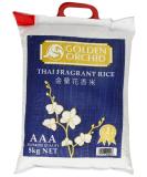 Golden Orchid Fragrant Thai Rice 5 kg - Premium Quality Grain for Exquisite Dishes - Buy Online on SooperMarket.com