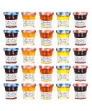 Bonne Maman Jam Assorted - 30 jelly jars x 1 ounce - 5 Apricot, 5 Orange, 5 Cherry, 5 Honey, 5 Grape, 5 Blueberry - Buy Online on SooperMarket.com
