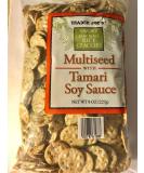 Trader Joe's Gluten Free Savory Thin Mini Rice Crackers with Tamari Soy Sauce - 8oz Pack - Buy Online on SooperMarket.com