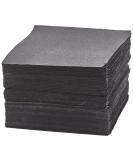 Le Nappage - paper napkierten Tex Touch - Color Black - FSC -certified napkins - recyclable and biodegradable - pack with 50 black napkins size 25 x 24 cm black 25cm x 24cm - Buy Online on SooperMarket.com