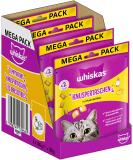 Whiskas Crunchy Pockets Cat Snack with Chicken & Cheese 4 Pack (720g) | Delicious Treats for Adult Cats - Buy Online on SooperMarket.com