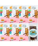 Cat Treats bundle contains Lick e Lix Salmon Webbox Licky Lix Kitten Treats and Snacks Lick-e-Lix Pack of 7 x 5's - Total 35 x 15g sachets and our Silvervine Chew Sticks - Buy Online on SooperMarket.com