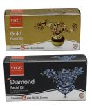 Buy VLCC Gold & Diamond Facial Kit Combo - Best International Shipping | Radiant Skin Solutions - Buy Online on SooperMarket.com