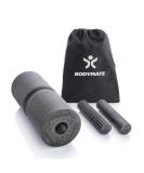 Bodymate Care Core Fascia Set - Foam Roller 35x14cm & 2 Small Rolls 20x4.5cm - Medium-Hard with E-Book - International Shipping - Buy Online on SooperMarket.com