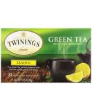 Twinings Lemon Green Tea - 20 Count | Refreshing Herbal Blend - Buy Online on SooperMarket.com