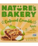 Nature's Bakery Oatmeal Crumble Bars, Apple, Real Fruit, Vegan, Non-GMO, Breakfast bar, 1 Box With 6 Packs, 6 Count - Buy Online on SooperMarket.com