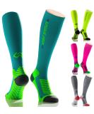 Runattack High-Performance Sport Compression Stockings - 18-21mmHg Size 39-42 Petrol | International Shipping Available - Buy Online on SooperMarket.com