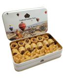 Cerez Pazari Premium Assorted Baklava Pastry Gift Basket Small Tin Box 8.47 oz Apprx.22-23 pcs | Turkish Pistachio, Walnut, Cashew, Hazelnut Traditional Dessert | No Preservatives, No Additives - Buy Online on SooperMarket.com