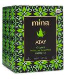 Mina Organic ATAY Mint Green Tea – Authentic Organic Moroccan Mint and Shara Green Tea – Soothing Peppermint Tea - 15 Biodegradable Sachets - Buy Online on SooperMarket.com