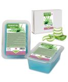 Kosmetex wellness paraffin bath Aloe Vera-paraffin relaxation bath for hands and feet-paraffin wax-paraffin block for wax warmer (2x 500ml) (500ml (2-pack)) 500 ml (2 pack) - Buy Online on SooperMarket.com