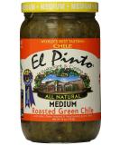 El Pinto Medium Roast Chopped Green Chile (16 oz 6 Pack) - Authentic New Mexico Hatch Chile - Buy Online on SooperMarket.com