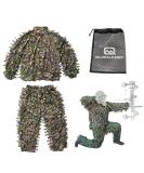 QuikCamo Mossy Oak 3D Leafy Suit for Men, Turkey Hunting Camo Ghillie Suit, Airsoft Gilly Suit, Paintball Gilley Suite, Birdwatching Leaf Suit, Wildlife Photography Large/XL NWTF Mossy Oak Obsession - Buy Online on SooperMarket.com