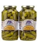 Amish Wedding Mild Pickled Okra 32 Ounces (Pack of 2) - Buy Online on SooperMarket.com