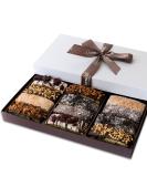 Barnett's Gourmet Chocolate Biscotti Cookies Gift Basket Christmas Holiday Him & Her Cookie Gifts Prime Corporate Men Women Valentines Mothers Fathers Day Food Baskets Thanksgiving Get Well Idea - Buy Online on SooperMarket.com