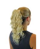 WIG ME UP JL-4005-24BT613 Medium Length Wavy Hairpiece with Butterfly Clip - Blonde Mix (40 cm) - International Shipping Available - Buy Online on SooperMarket.com
