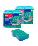 O-Cedar Multi-Use Scrub Sponge 6 Count (Pack of 2) - Best for Kitchen and Household Cleaning - Buy Online on SooperMarket.com