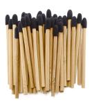 Artist's Choice Bamboo Eye Shadow Applicators - Eco-Friendly, Soft Pads for Effortless Blending | Single-End Design for Monochromatic Looks | Professional Single-Use Option - Buy Online on SooperMarket.com