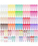 Clips for Hair, Funtopia 120 Pcs 2 Inch Metal Barrettes Snap Hair Clips for Girls Kids Teens Women, Cute Candy Color Hair Pins for Birthday Party Gift, 40 Assorted Colors (Fruit Floral Print & Solid Color) - Buy Online on SooperMarket.com