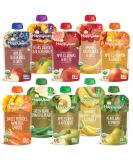Happy Baby Organics Clearly Crafted Stage 2 Baby Food, Fruit Veggie Variety Pack, 4 Ounce (Pack of 10) Fruit Veggie Variety 4 Ounce (Pack of 10) - Buy Online on SooperMarket.com