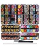 EBANKU Nail Art Rhinestones Gems Set with Tweezers and Wax Pens - 10 Boxes Nail Jewels Diamonds for Stunning Nail Charms - Buy Online on SooperMarket.com
