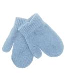 Cute Baby Mittens - Gender Neutral Unisex Winter Knit Gloves for 0-6 Months, Blue - Buy Online on SooperMarket.com