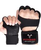 Fitness Force Ventilated Gym Gloves for Men with Built-in Wrist Support for Workouts Weightlifting Gloves Workout Gloves for Women Exercise Fitness Gloves Perfect for Powerlifting, Cross Training Large Black - Buy Online on SooperMarket.com