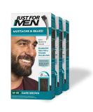 Just For Men Mustache & Beard Dye with Biotin, Aloe & Coconut Oil - Dark Brown M-45 (Pack of 3) - Buy Online on SooperMarket.com