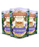 Blueberry Pancake & Waffle Mix by Birch Benders - 14 oz (Pack of 3) | Real Blueberries, Non-GMO, Dairy-Free, Just Add Water - Buy Online on SooperMarket.com