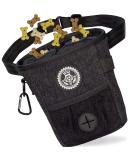 Dog is K nig treat for dog training - robust feed bag dogs compact & functional - feed bag dog training for quick reward - with feces bag dispenser & training book black - Buy Online on SooperMarket.com