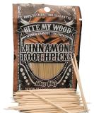 BiteMyWood Cinnamon Toothpicks for Adults - Long Lasting Super Hot & Spicy Flavor (100 Picks) - Buy Online on SooperMarket.com