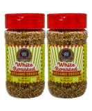 White Roasted Sesame Seeds - Nutritious Sesame Seeds for Dishes, Teas & Seasonings - 4 Oz (2-Pack, 8 Oz Total) - OU-Kosher Parve - Buy Online on SooperMarket.com