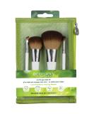 EcoTools On The Go Brush Set - 4 Piece with Dual Pocket Case | Eco-Friendly Beauty Tools - Buy Online on SooperMarket.com