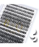 B&Q 280pcs 30D+40D-C Lash Clusters Extensions DIY Kit | Individual Eyelashes 20D 30D 40D | Home Eyelash Extensions 9-15 Mix - Buy Online on SooperMarket.com