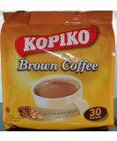 Kopiko Instant 3 in 1 Brown Coffee Mix - 30 Count Bag | Creamer & Sugar Included - Buy Online on SooperMarket.com