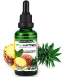 Alphapower Food | Sugar-Free Pineapple Flavor Drops | 100% Natural Liquid Aroma & Sweetener | 50ml for Water Muesli Desserts & Smoothies - Buy Online on SooperMarket.com