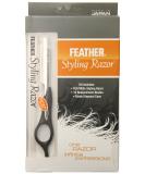 Feather Detail Razor with Standard Kit - Premium Black Shaving Tool for a Perfect Grooming Experience | International Shipping Available - Buy Online on SooperMarket.com