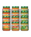 Earth's Best Organic Stage 1 Baby Food Veggie Jars Variety Pack 4 oz (12 Pack) - Buy Online on SooperMarket.com